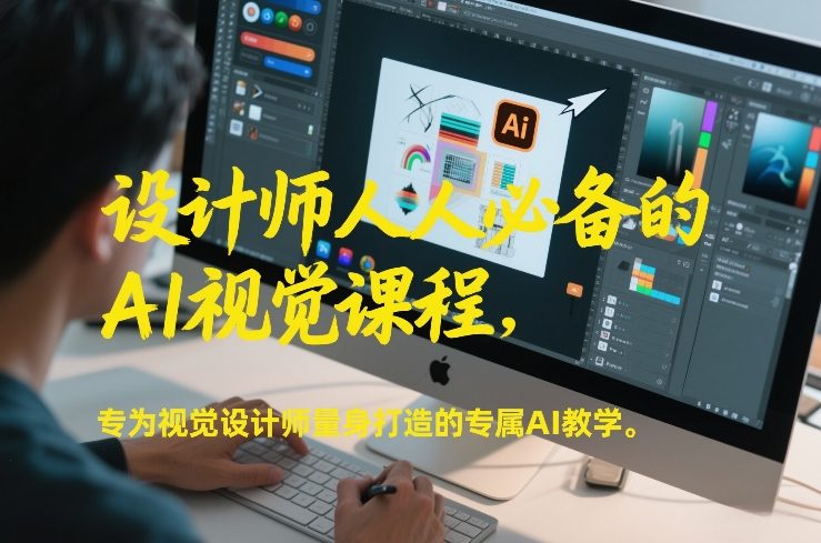 设计师人人必备的AI视觉课程，专为视觉设计师量身打造的专属AI教学-猴哥VIP资源站
