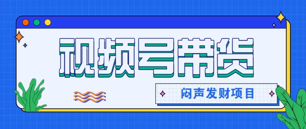 微信视频号带货项目,轻松日赚赚2000+,这个挣钱入口很多伙伴都在闷声发财-猴哥VIP资源站