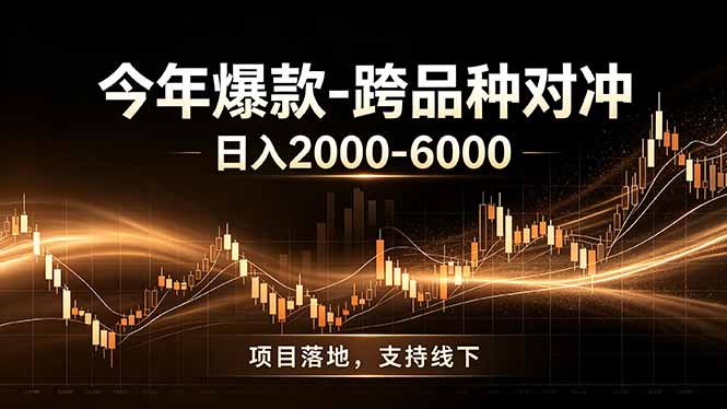全新跨品种对冲模式上线!日稳定盈利 2000-6000,合规长久可批量放大-猴哥VIP资源站