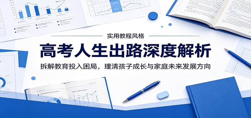 高考人生出路深度解析:拆解教育投入困局,理清孩子成长与家庭未来发展方向-猴哥VIP资源站