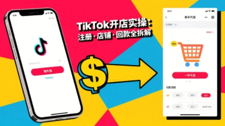 TikTok从开店到投流的进阶课,从基础实操到高阶技巧一网打尽-猴哥VIP资源站
