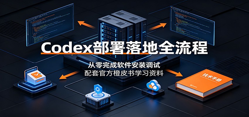 Codex部署落地全流程:从零完成软件安装调试,配套官方橙皮书学习资料-猴哥VIP资源站