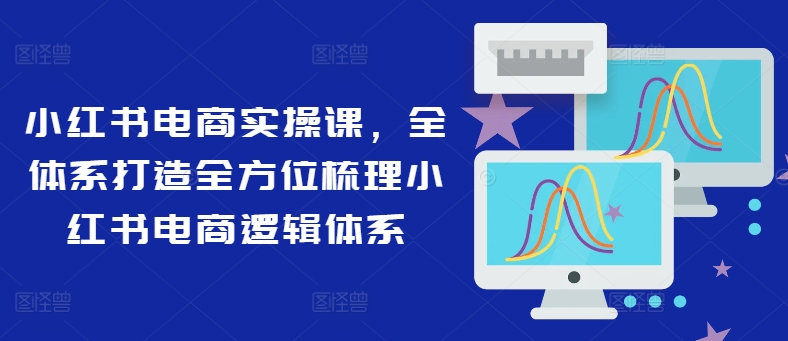 小红书电商实操课，全体系打造全方位梳理小红书电商逻辑体系-猴哥VIP资源站