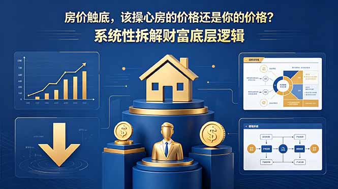 付费文章：房价触底，该操心房的价格还是你的价格？系统性拆解财富底层逻辑-猴哥VIP资源站