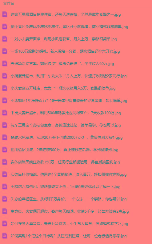 图片[2]-(9607期)真实有效391套商业模式，年入几十到几百万案例解析(电子书+视频+图文)-猴哥VIP资源站