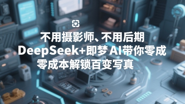 不用摄影师、不用后期,DeepSeek+即梦AI带你零成本解锁百变写真!-猴哥VIP资源站