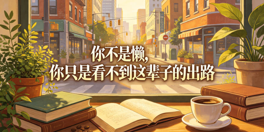 付费文章:你不是懒,你只是看不到这辈子的出路-猴哥VIP资源站