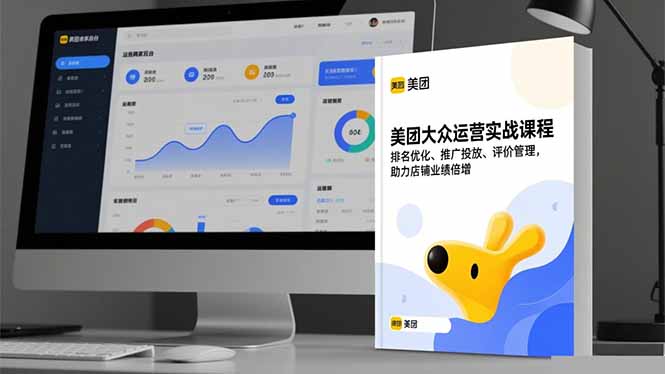 美团大众运营实战课程,排名优化、推广投放、评价管理,助力店铺业绩倍增-猴哥VIP资源站