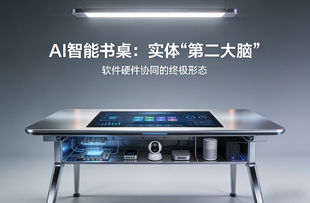 AI智能书桌搭建，构建你的实体“第二大脑”，软件硬件协同的终极形态-猴哥VIP资源站
