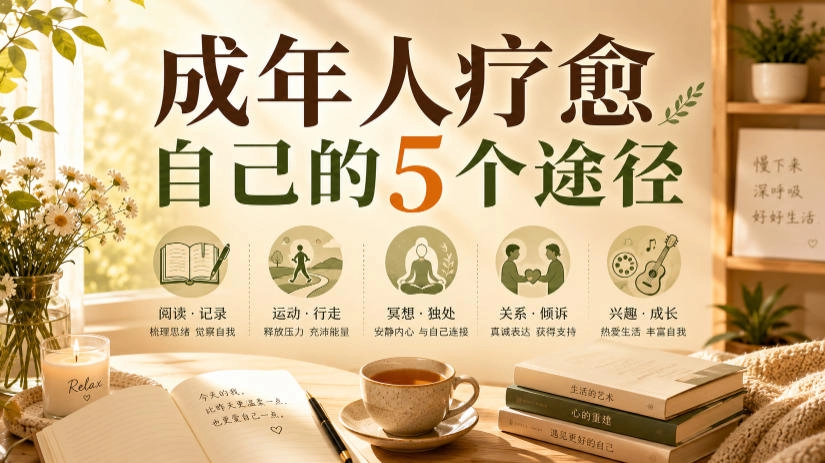 付费文章:成年人疗愈自己的5个途径