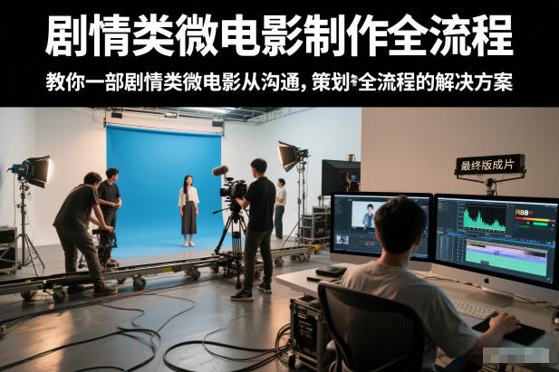 剧情类微电影制作全流程,教你一部剧情类微电影从沟通,策划到拍摄制作全流程的解决方案-猴哥VIP资源站