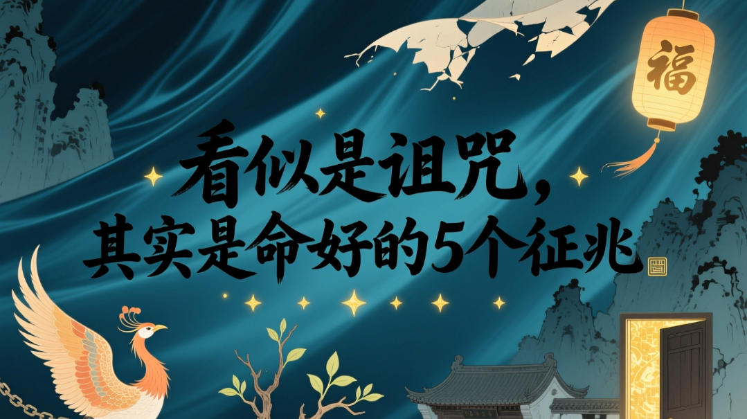 付费文章：看似是诅咒，其实是命好的5个征兆-猴哥VIP资源站