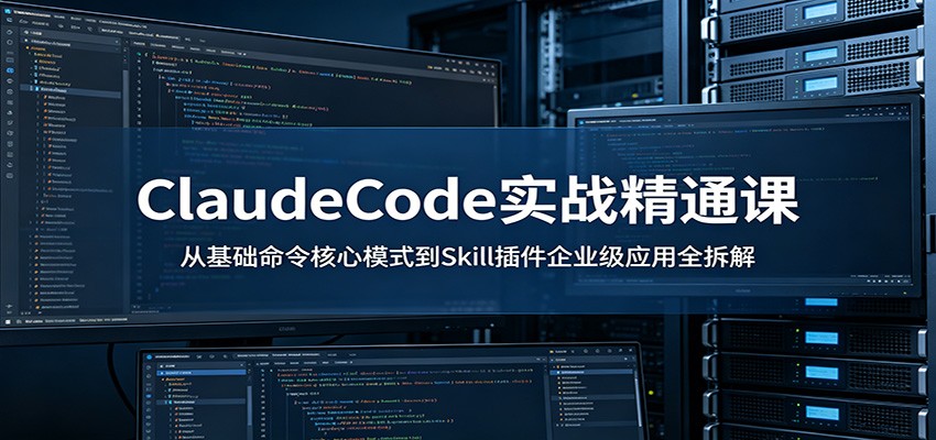 ClaudeCode实战精通课:从基础命令核心模式到Skill插件企业级应用全拆解-猴哥VIP资源站
