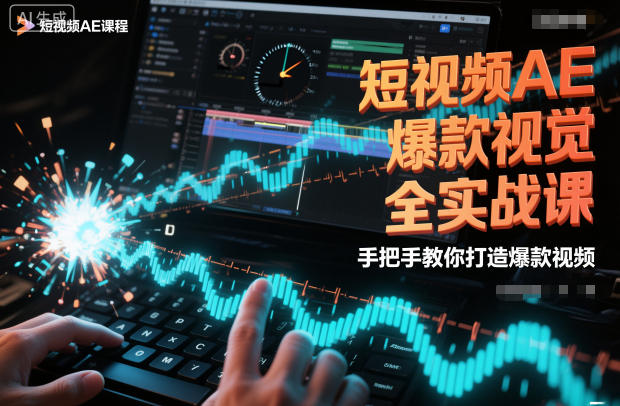短视频AE爆款视觉全实战课，手把手教你打造爆款视频-猴哥VIP资源站