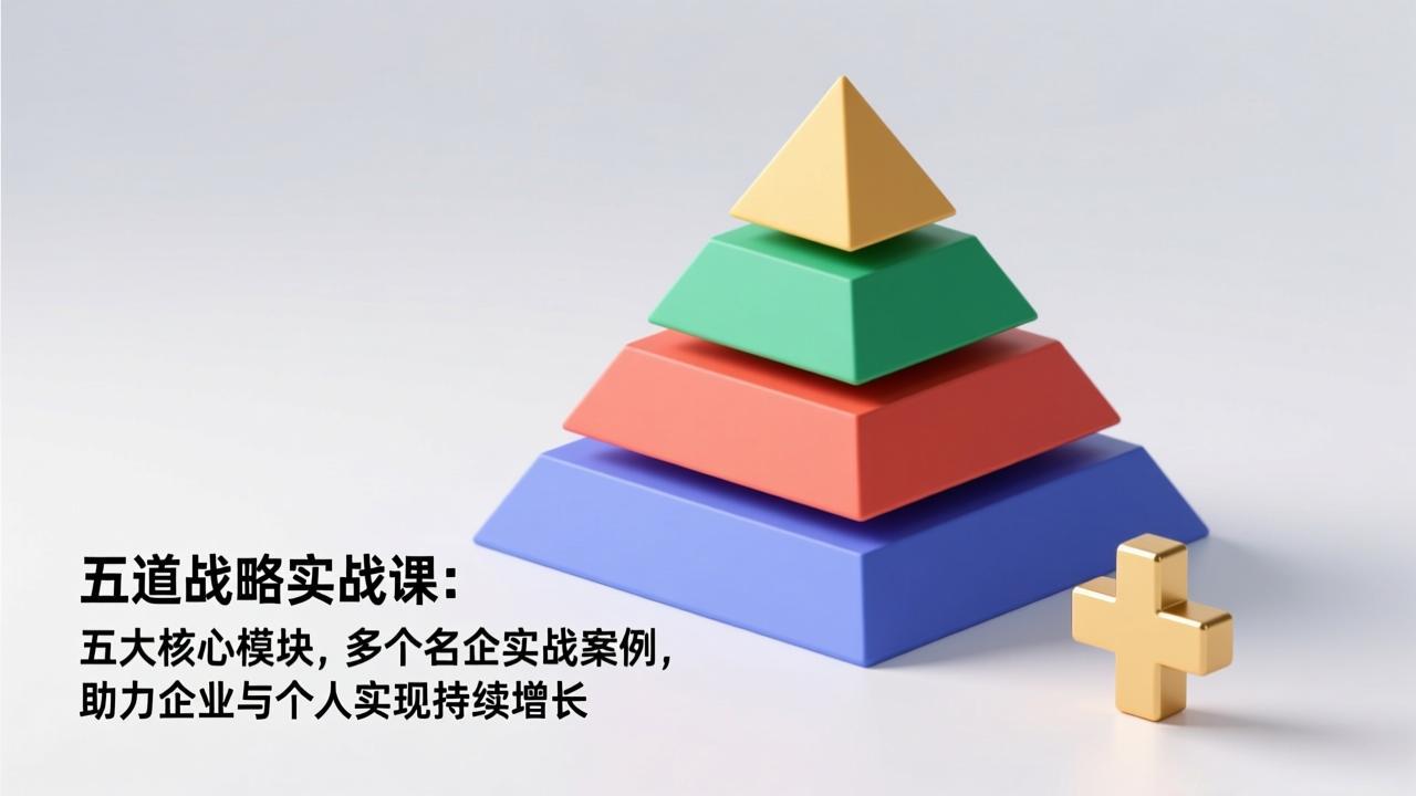 五道战略实战课:五大核心模块,多个名企实战案例,助力企业与个人实现持续增长-猴哥VIP资源站