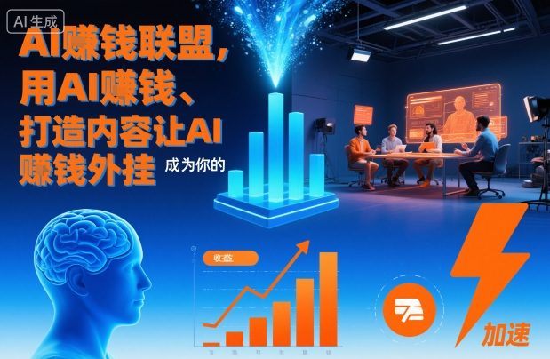 AI賺钱联盟,用AI賺钱、打造内容让AI成为你的賺钱外挂-猴哥VIP资源站
