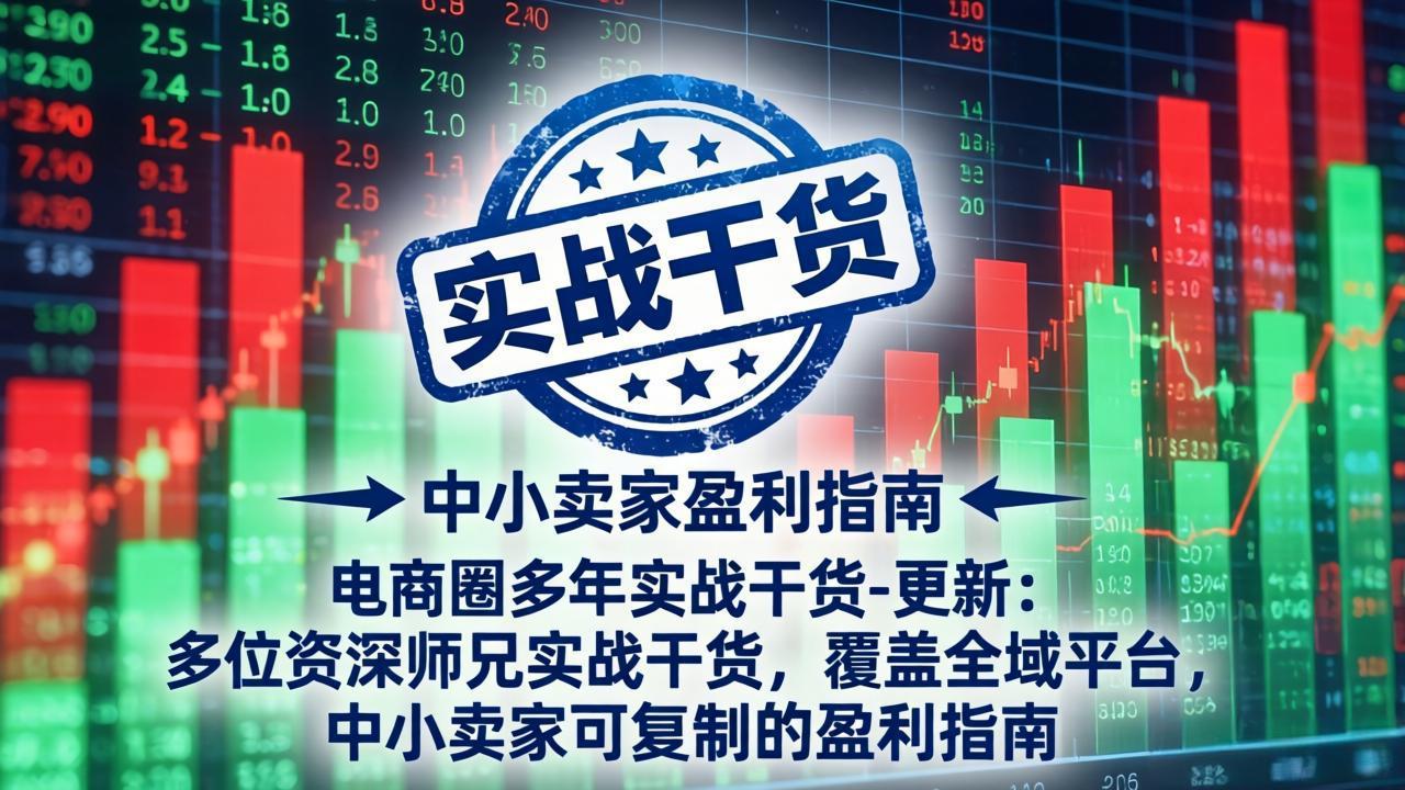 电商圈多年实战干货-更新2026:多位资深师兄实战干货/覆盖全域平台,中小卖家可复制的盈利指南-猴哥VIP资源站