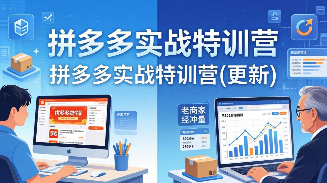 拼多多实战特训营(更新4月24-猴哥VIP资源站