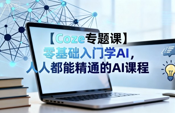 【Coze专题课】零基础入门学AI，人人都能精通的AI课程-猴哥VIP资源站