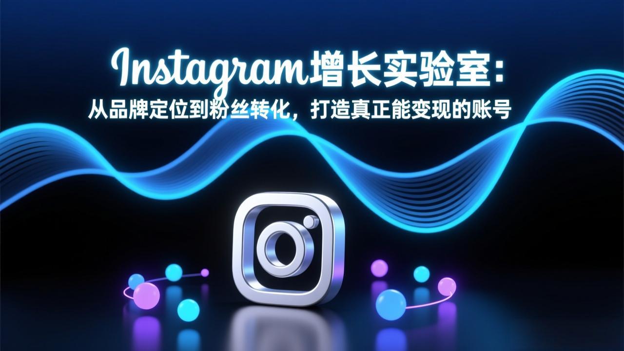Instagram增长实验室：从品牌定位到粉丝转化，打造真正能变现的账号-猴哥VIP资源站