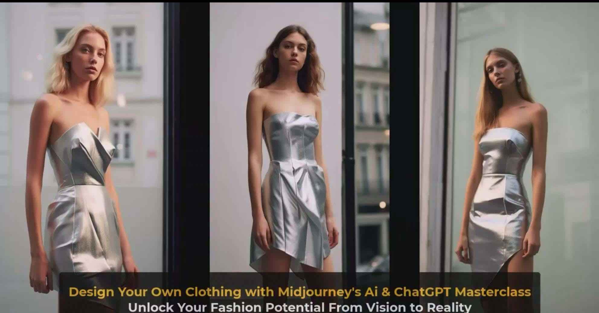 图片[8]-利用 Midjourneys Ai 人工智能设计自己的服装AI大师班-10节课-中英字幕-猴哥VIP资源站