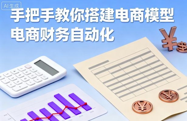手把手教你搭建电商模型-电商财务自动化-猴哥VIP资源站