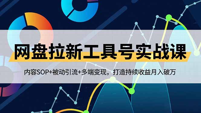 网盘拉新工具号实战课,内容SOP+被动引流+多端变现,打造持续收益月入破万-猴哥VIP资源站