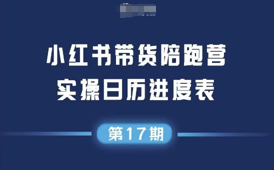 小红书第17期带货陪跑营，不囤货，无不直播，无不投流，通过选品+笔记内容+测品+笔记铺量+矩阵运营打爆款-猴哥VIP资源站