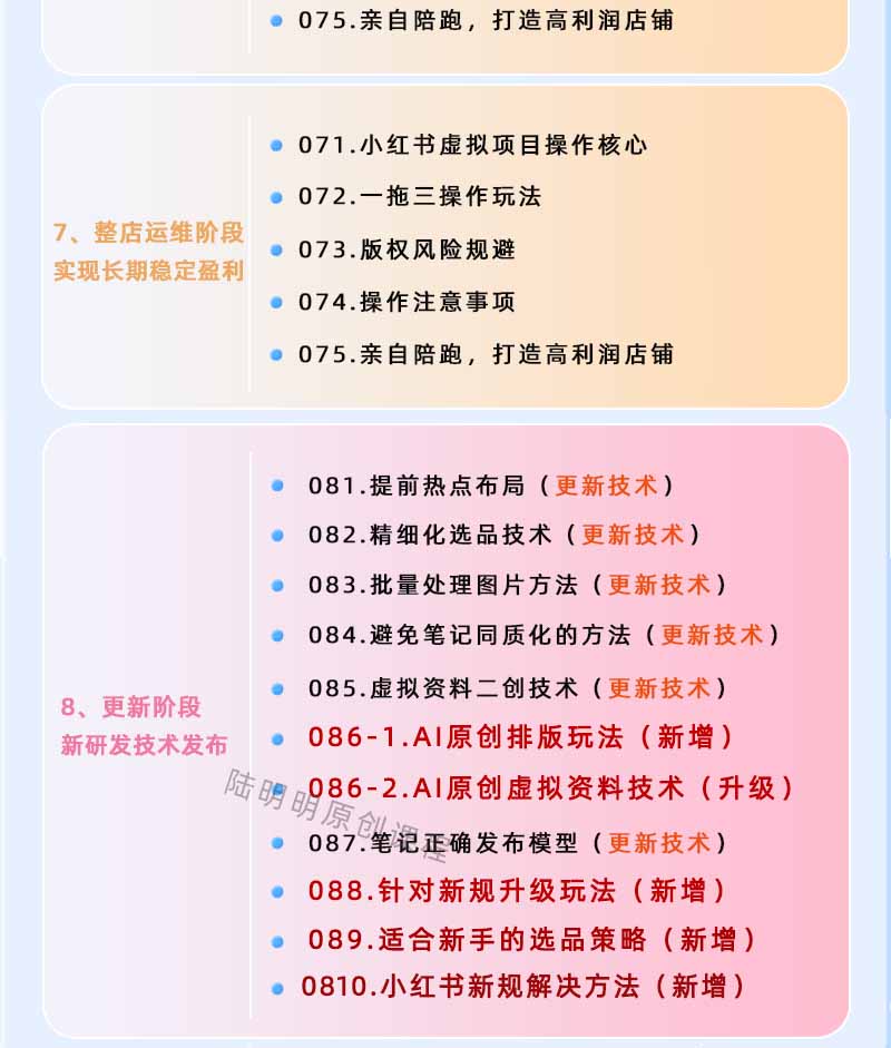 图片[4]-小红书虚拟项目特训班9.0，全面拥抱AI，批量产出原创PPT货源，单品/单店纯利润几万到几十W-猴哥VIP资源站
