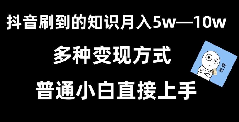 抖音刷到的知识，每天只需2小时，日入2000+，暴力变现，普通小白直接上手【揭秘】-猴哥VIP资源站
