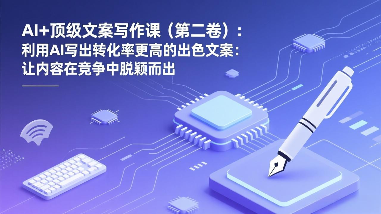 AI+顶级文案写作课(第二卷-猴哥VIP资源站