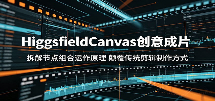 HiggsfieldCanvas创意成片：拆解节点组合运作原理，颠覆传统剪辑制作方式-猴哥VIP资源站