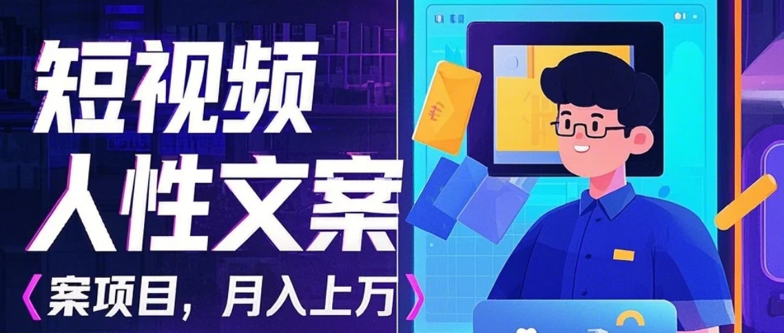 利用AI自动制作短视频人性文案项目：揭秘月入上万的精准流量变现秘籍-猴哥VIP资源站