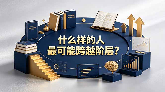 付费文章：什么样的人最可能跨越阶层？具备这五种特质，普通人也能顺利跨越阶层-猴哥VIP资源站