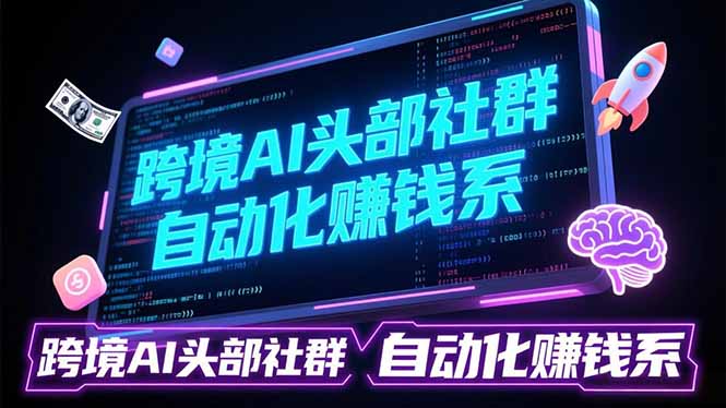跨境AI头部社群前沿精选：聚焦可落地的AI实战经验，快速构建你的自动化赚钱系-猴哥VIP资源站