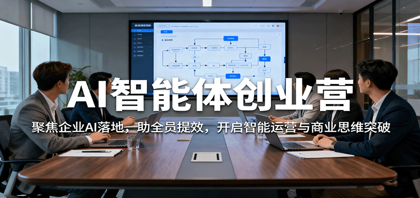 AI智能体创业营：聚焦企业AI落地，助全员提效，开启智能运营与商业思维突破-猴哥VIP资源站