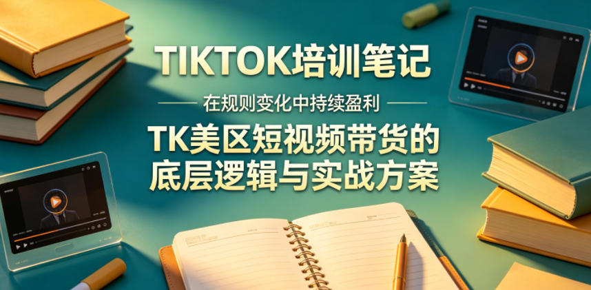 视界跨境TIKTOK4月17培训笔记，在规则变化中持续盈利，TK美区短视频带货的底层逻辑与实战方案【文档】-猴哥VIP资源站