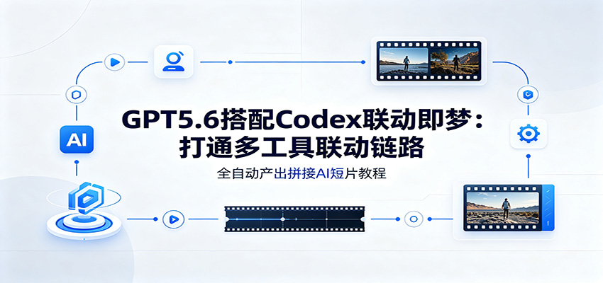 GPT5.6搭配Codex联动即梦:打通多工具联动链路,全自动产出拼接AI短片教程-猴哥VIP资源站