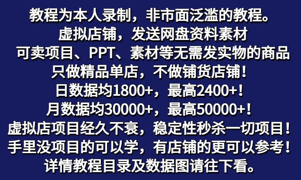 图片[2]-拼多多虚拟电商训练营月入50000+你也行，暴利稳定长久，副业首选-猴哥VIP资源站