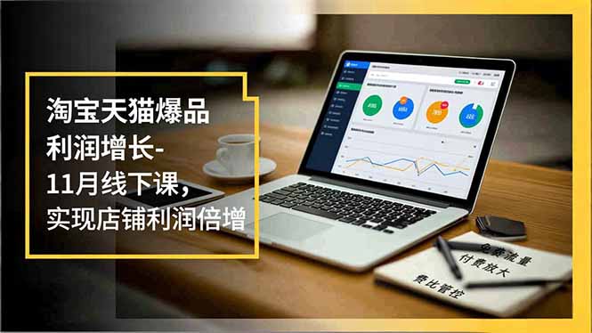 淘宝天猫爆品利润增长-11月线下课，免费流量、付费放大、费比管控，实现店铺利润倍增-猴哥VIP资源站