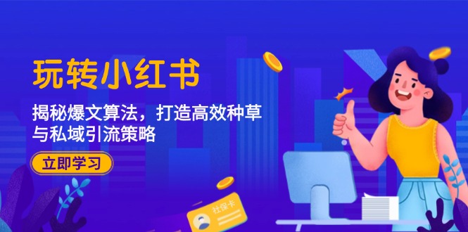 玩转小红书：揭秘爆文算法，打造高效种草与私域引流策略-猴哥VIP资源站