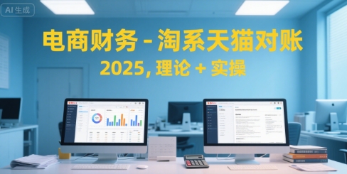 电商财务-淘系天猫对账2025，理论+实操-猴哥VIP资源站