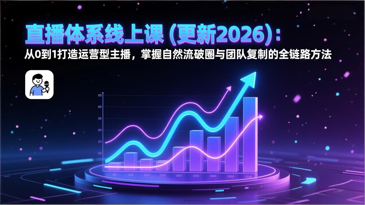 直播体系线上课(更新3月-猴哥VIP资源站