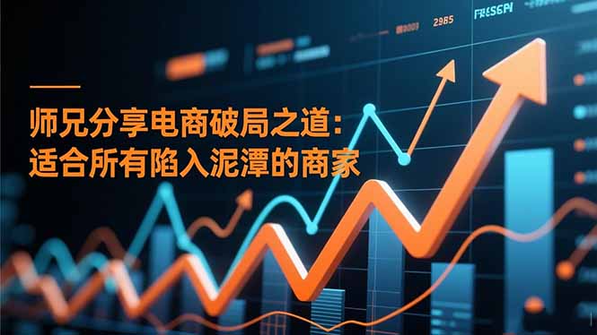 师兄分享电商破局之道：适合所有陷入泥潭的商家-猴哥VIP资源站
