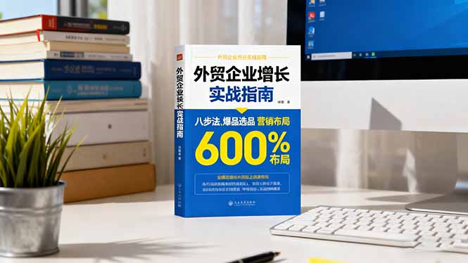外贸企业增长实战指南，八步法、爆品选品、营销布局，业绩增长300%-猴哥VIP资源站