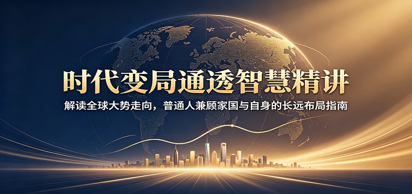 时代变局通透智慧精讲:解读全球大势走向,普通人兼顾家国与自身的长远布局指南-猴哥VIP资源站