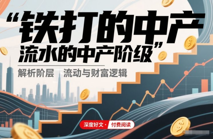 付费文章:铁打的中产,流水的中产阶级-猴哥VIP资源站
