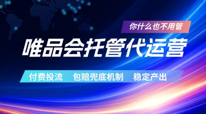 唯品会托管代运营，付费投流玩法，包赔兜底机制，稳定产出【揭秘】-猴哥VIP资源站