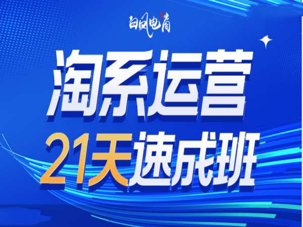 淘系运营21天速成班35期,年前最后一波和2025方向-猴哥VIP资源站