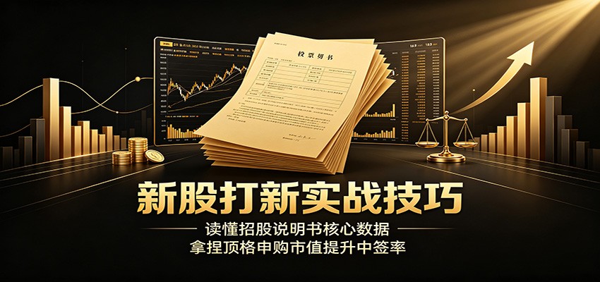 新股打新实战技巧:读懂招股说明书核心数据,拿捏顶格申购市值提升中签率-猴哥VIP资源站
